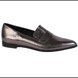 Bronze metallic flats